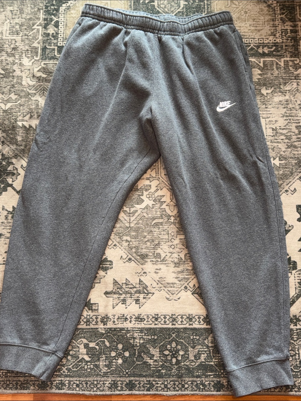 Nike gray men’s Sweatpants with White Swoosh size XXL